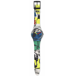 Swatch Leger's Two Women Holding Flowers Watch